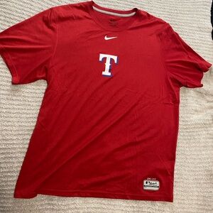 Nike Texas Rangers dri-fit shirt! Men’s L